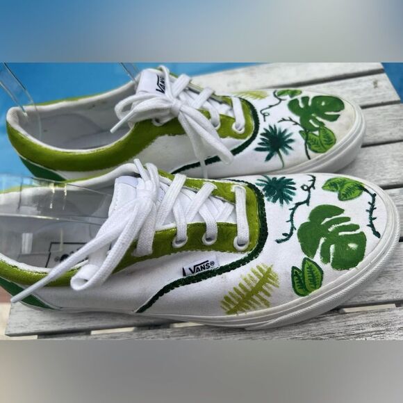 VANS PALM LEAF PRINT WOMENS 10~NEW* - Picture 6 of 10